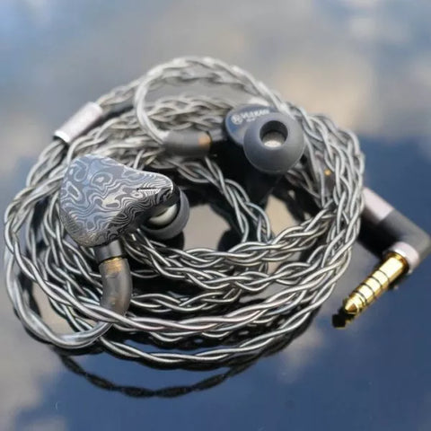 Dunu VULKAN Six Driver Hybrid In Ear Monitors with cable