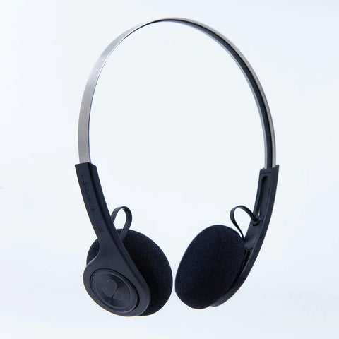 EQ-001 wireless headphones with black cushion