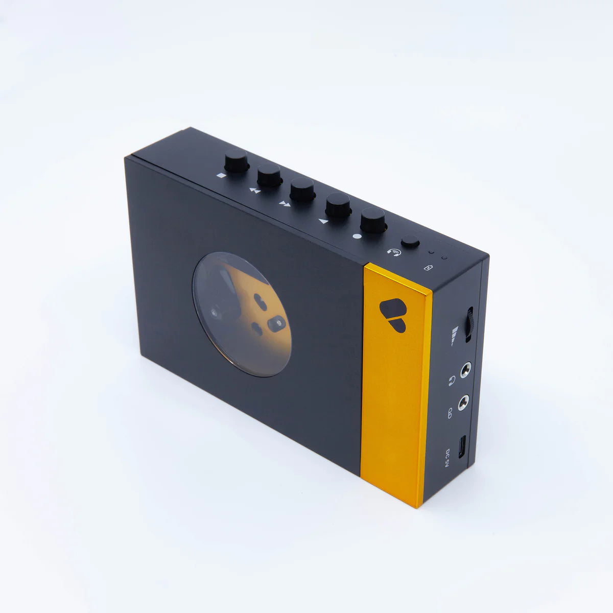 We Are Rewind AMY Cassette Player (Black & Orange)