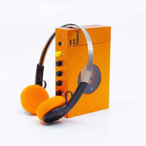 We Are Rewind SERGE Stereo Pack Orange Headphones