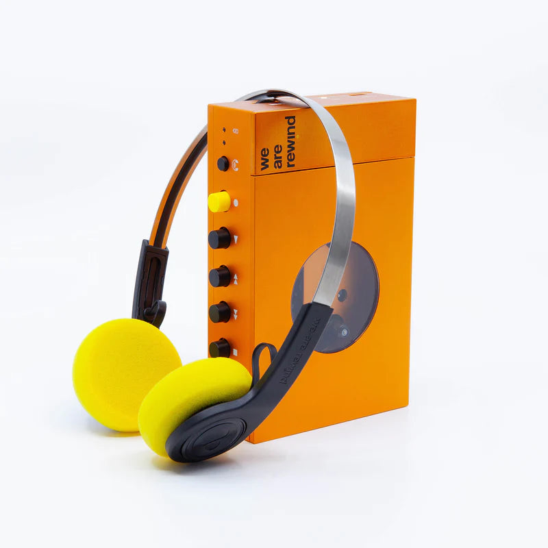 We Are Rewind SERGE Stereo Pack Yellow Headphones