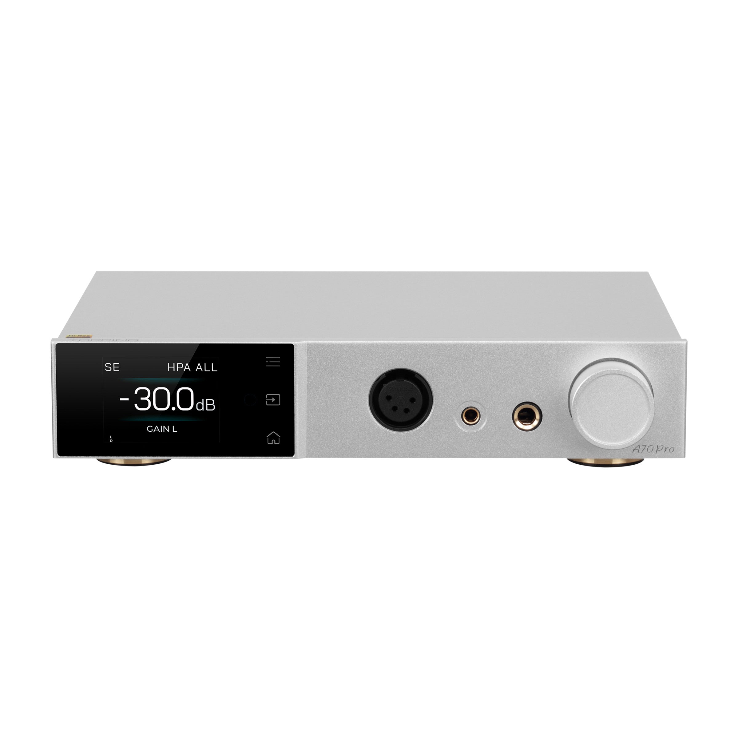 Topping A70 Pro Fully balanced Headphone Amplifier Silver