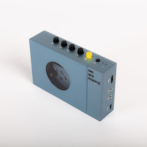 We Are Rewind KURT Cassette Player (Blue)
