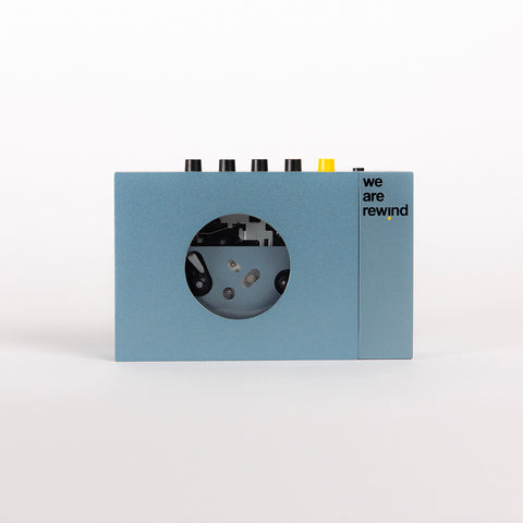 We Are Rewind KURT Cassette Player (Blue)
